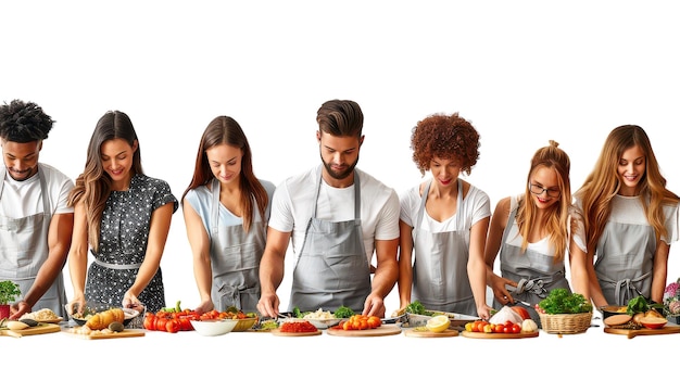 Účastníci kurzu ochutnávajú jedlo